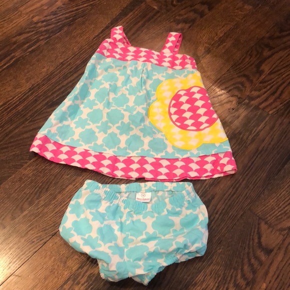 Hanna Andersson Other - Hanna Andersson 12 month Like new dress/bloomer